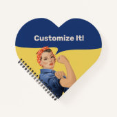 Rosie de Riveter Notitieboek (Voorkant)