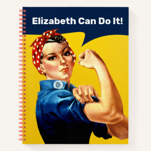 Rosie de Riveter NOTITIEBOEK Personaliseren