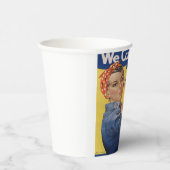 Rosie de Riveter Papieren Bekers (Rechts)