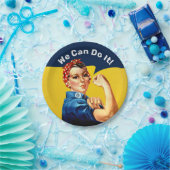 Rosie de Riveter | Papieren Bord | Aangepaste teks (Feest)