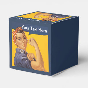 Rosie de Riveter past zich aan met Jouw tekst Bedankdoosjes