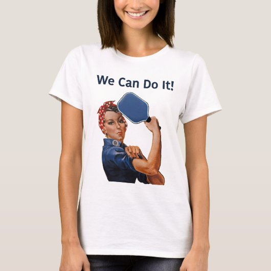 Rosie de Riveter Pickleball shirt (Voorkant)