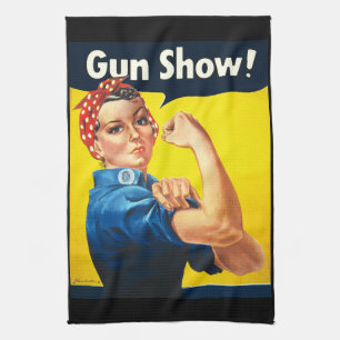 Rosie De Riveter: Pistool Show! Theedoek