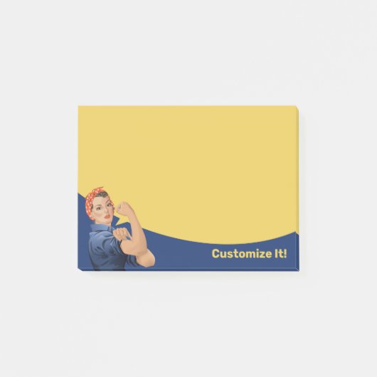Rosie de Riveter Post-it Notes (Voorkant)