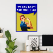 Rosie De Riveter Poster (Thuiskantoor)