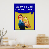 Rosie De Riveter Poster (Keuken)