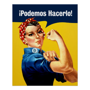 Rosie de Riveter   POSTER   Spaanse Español Perfect Poster