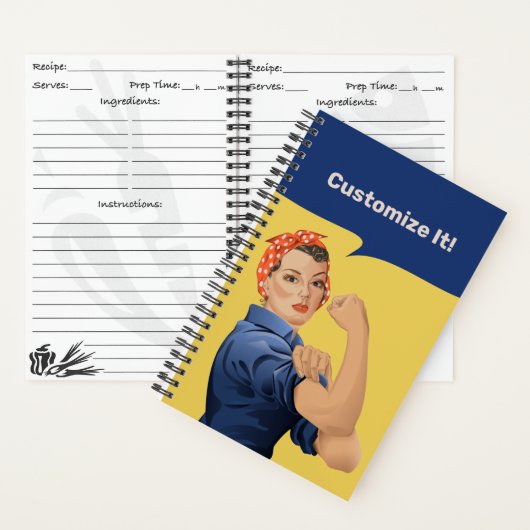 Rosie de Riveter Recipes Notitieboek (Binnen)
