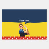 Rosie de Riveter Set 1 | Inpakpapier Vel (Voorkant 2)