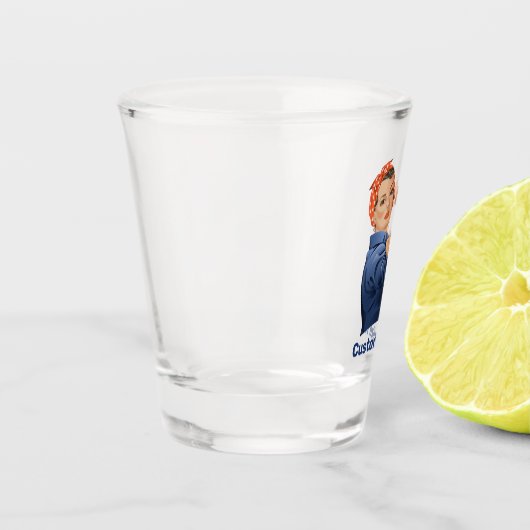 Rosie de Riveter Shot Glas (Links)