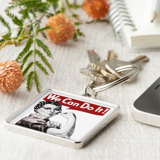 +{ Rosie de Riveter}+ Sleutelhanger (Zijkant)