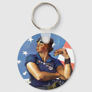 "Rosie de Riveter" Sleutelhanger