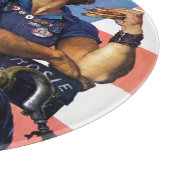 "Rosie de Riveter" Snijplank (Hoek)