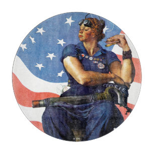 "Rosie de Riveter" Snijplank