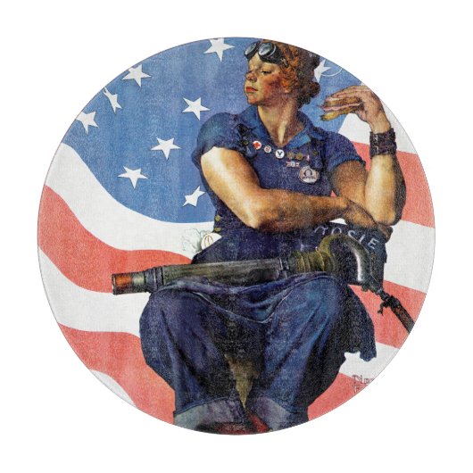 Rosie de Riveter Snijplank (Voorkant)