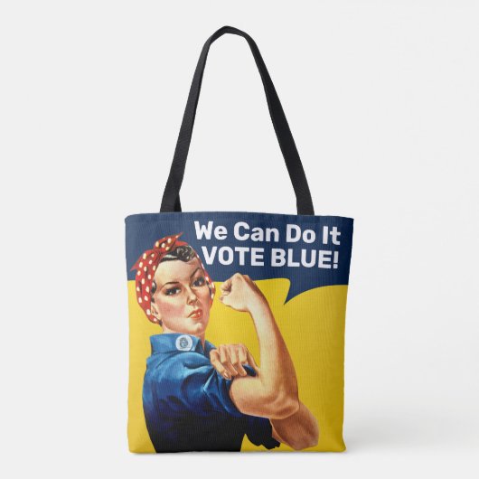 Rosie de Riveter | Stemblaas | CANVAS TAS (Achterkant)