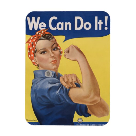 Rosie de riveter Sterke vrouwen in de beroepsbevol Magneet (Verticaal)
