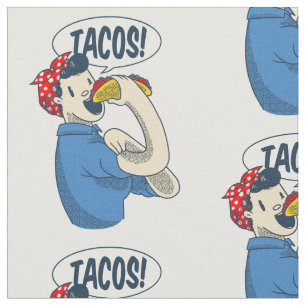 rosie de riveter taco cinco de mayo stof