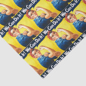 Rosie de Riveter Tissuepapier (Detail)