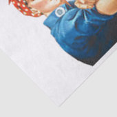 Rosie de Riveter Tissuepapier (Detail)