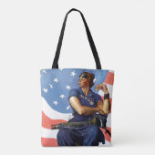 "Rosie de Riveter" Tote Bag (Achterkant)