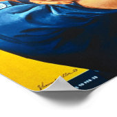 Rosie de Riveter Vintage Poster (Hoek)