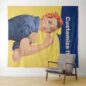 Rosie de Riveter Wandkleed (In Situ (horizontaal))