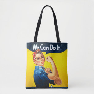 Rosie de Riveter - "We kunnen het!" All-Over Bag Draagtas