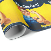 Rosie de Riveter "We kunnen het!" Cadeaupapier (Rol Hoek)