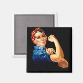 Rosie de Riveter - we kunnen het doen! Magneet (Voorkant / Achterkant)