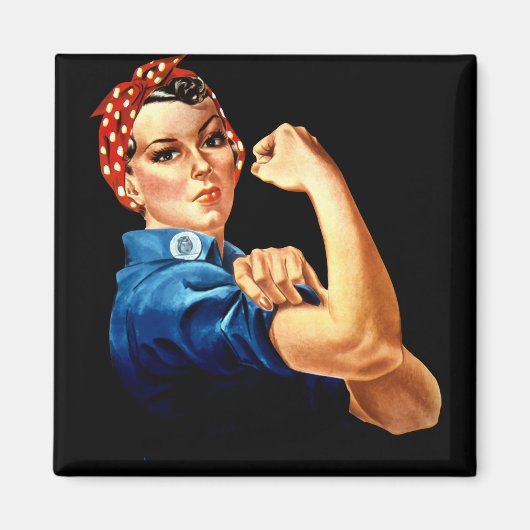 Rosie de Riveter - we kunnen het doen! Magneet (Voorkant)