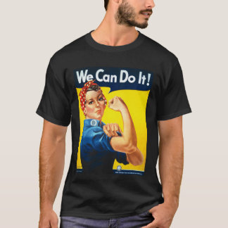 Rosie de Riveter we kunnen het doen T-shirt