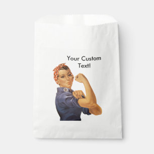 Rosie de Riveter wij kunnen het douanetekst doen Bedankzakje