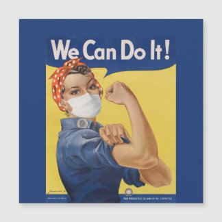 Rosie De Riveter zegt: "We kunnen het!"