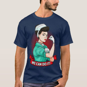 Rosie de riveter zuster, we kunnen het doen t-shirt