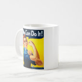 Rosie de Riviter Koffiemok (Voorkant links)
