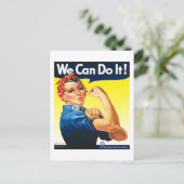 Rosie het Briefkaart Riveter (Staand voorkant)