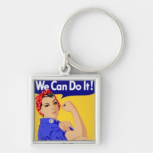 Rosie het grafische ontwerp van de Riveter Sleutelhanger (Voorkant)