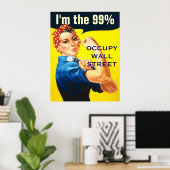 Rosie het poster Riveter OWS (Thuiskantoor)