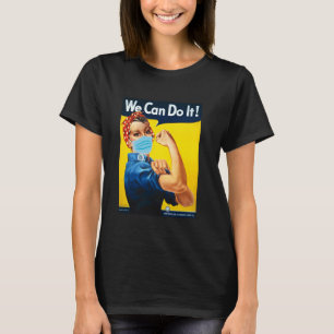 Rosie het Riveter gezicht dat we kunnen doen het g T-shirt