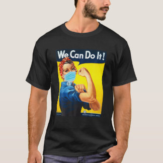 Rosie het Riveter gezicht dat we kunnen doen het g T-shirt
