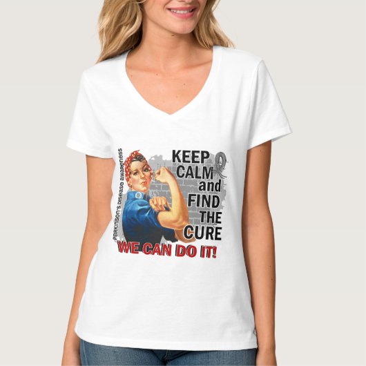 Rosie Keep Calm Parkinsons T-shirt (Voorkant)