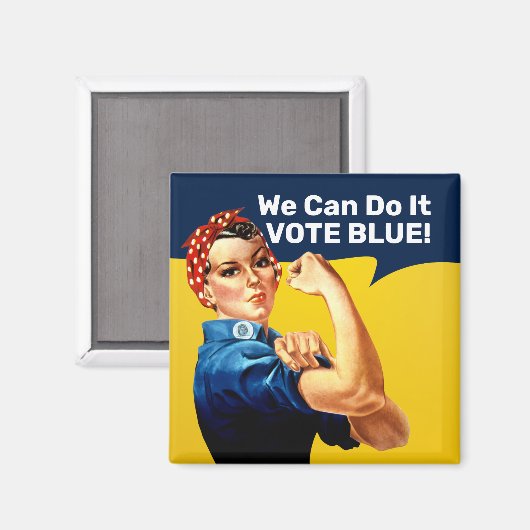 Rosie la riveteuse | Magnet | CARRÉ (Recto/Verso)
