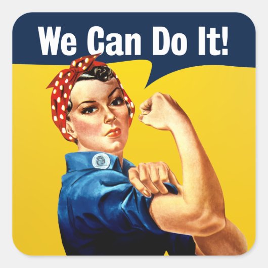 Rosie la riveteuse | Sticker | Anglais (Devant)