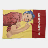 Rosie la serviette de cuisine Riveter (Horizontal)