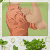 Rosie la serviette de cuisine Riveter (Plié)