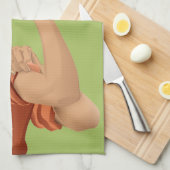 Rosie la serviette de cuisine Riveter (Quart Plié)