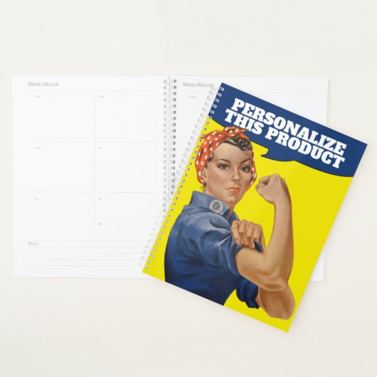Rosie le Riveter facile à personnaliser (Devant avec enveloppe)