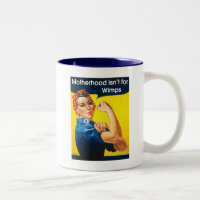 Rosie le Riveter ~ Mug à café à deux tons