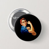 Rosie le Riveter - Nous pouvons le faire! Badge (Devant & derrière)